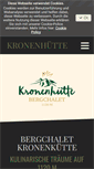 Mobile Screenshot of kronenhuette.de