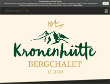 Tablet Screenshot of kronenhuette.de